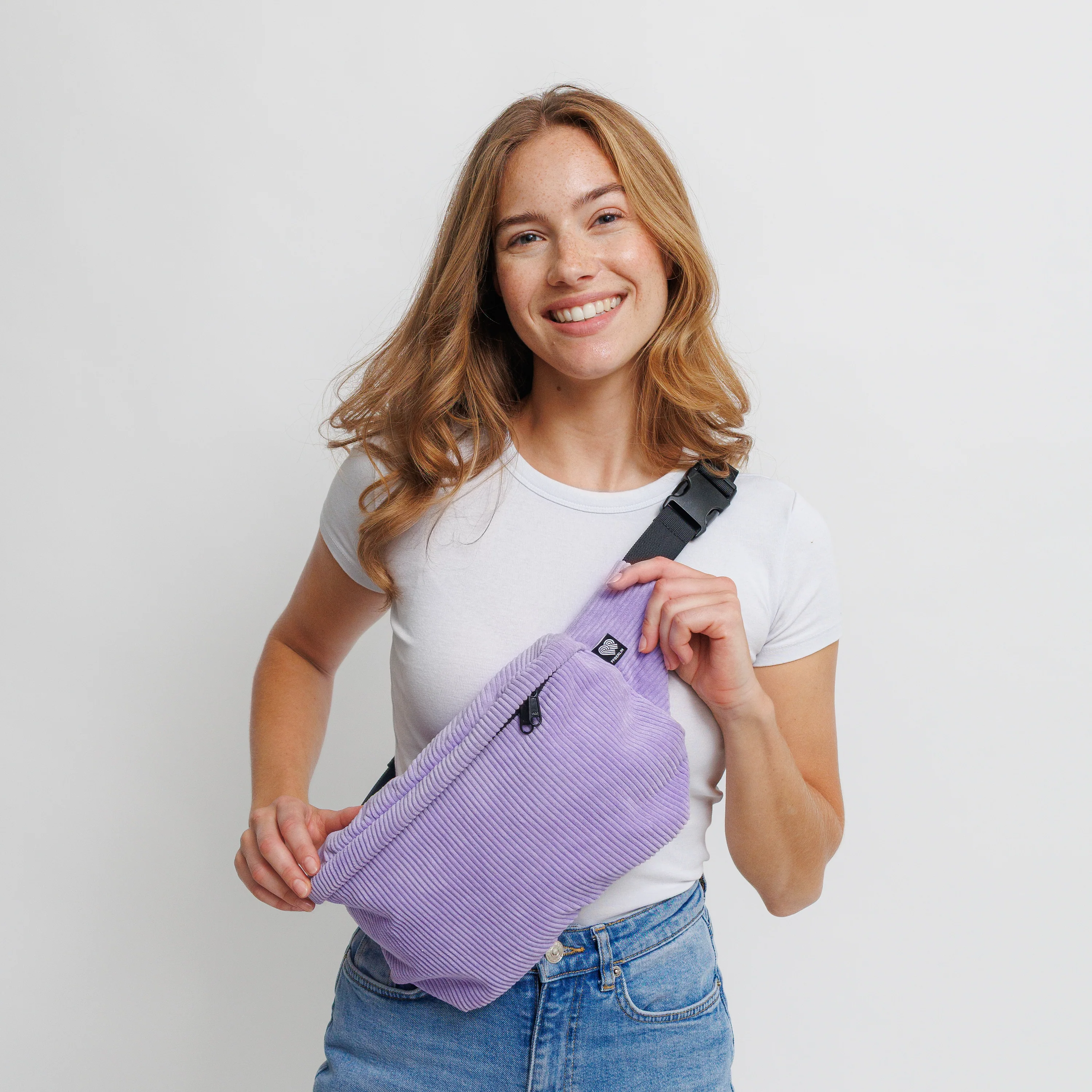 Bauchtasche Groß Eckig Cord - Image 75