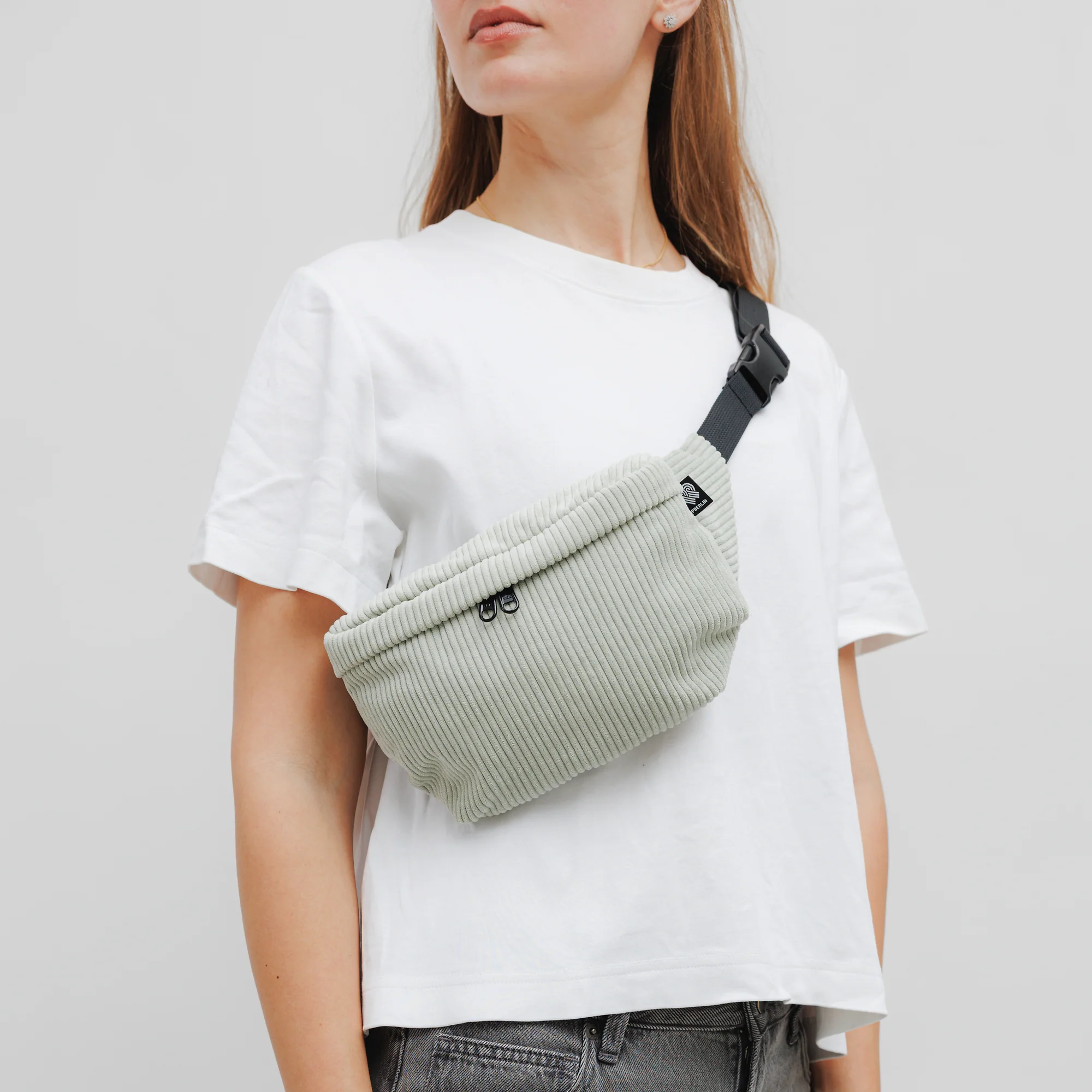 Bauchtasche Medium Eckig Cord - Image 29