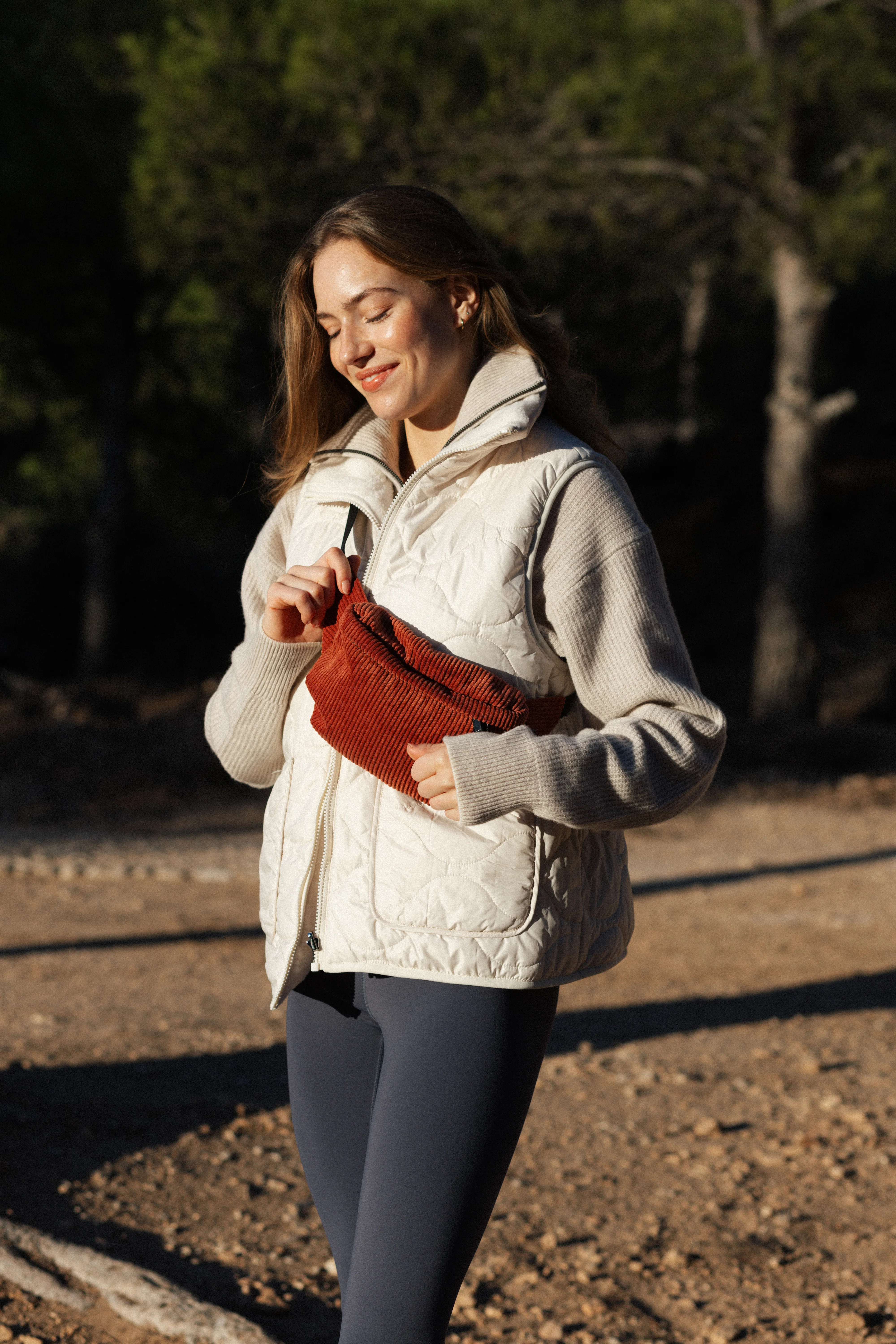 Bauchtasche Medium Eckig Cord - Image 71