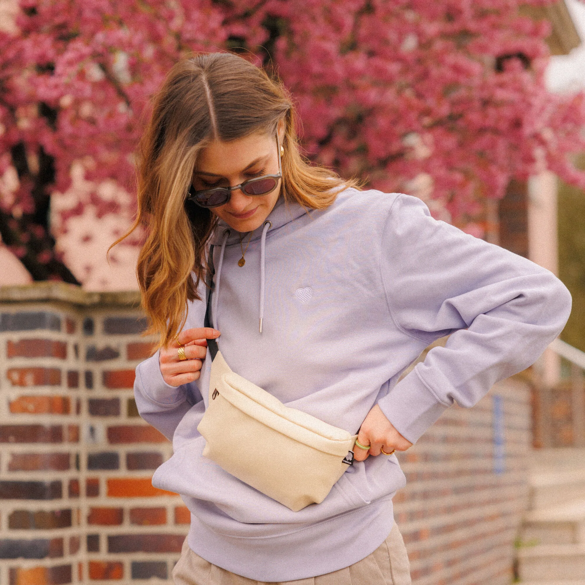 Bauchtasche Medium Eckig Kunstleder - Image 10