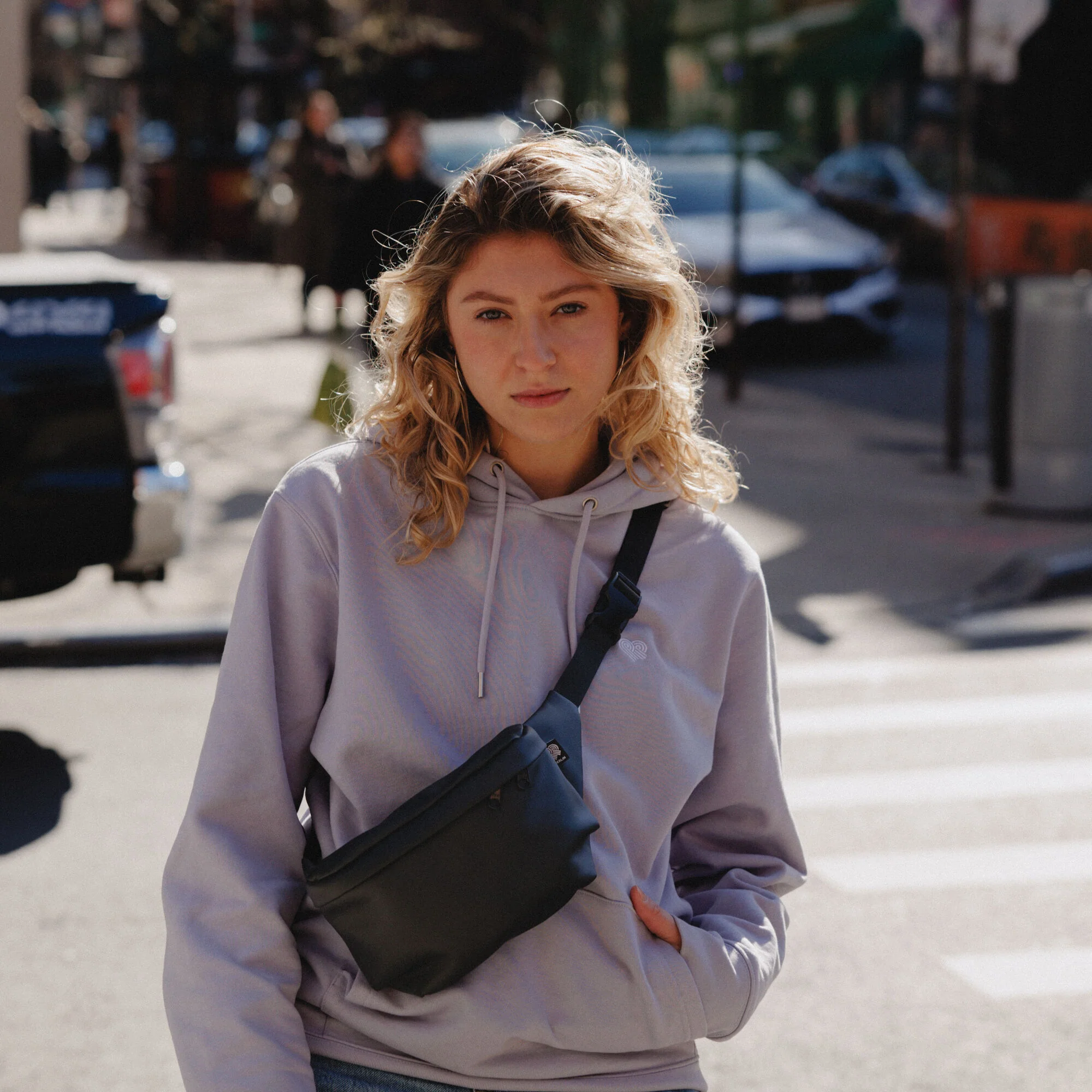 Bauchtasche Medium Eckig Kunstleder - Image 7