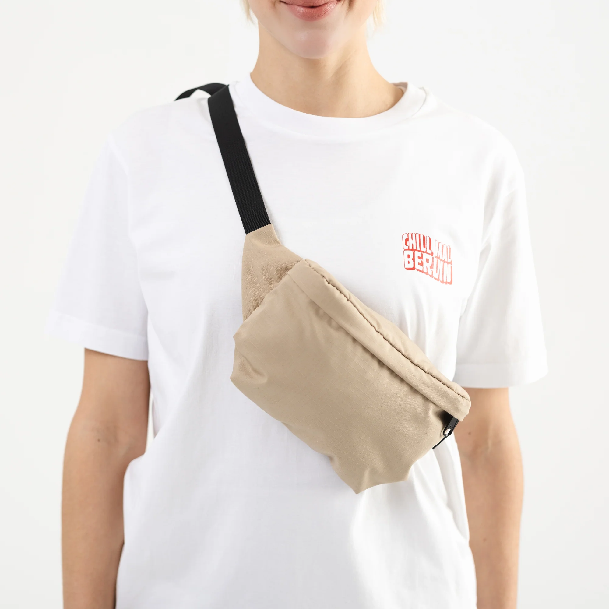 Bauchtasche Medium Eckig Ripstop - Image 14