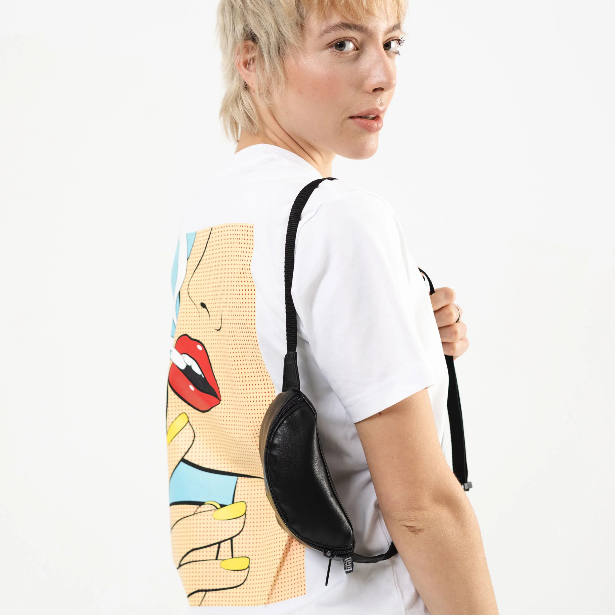 Bauchtasche Mini Kunstleder - Image 4