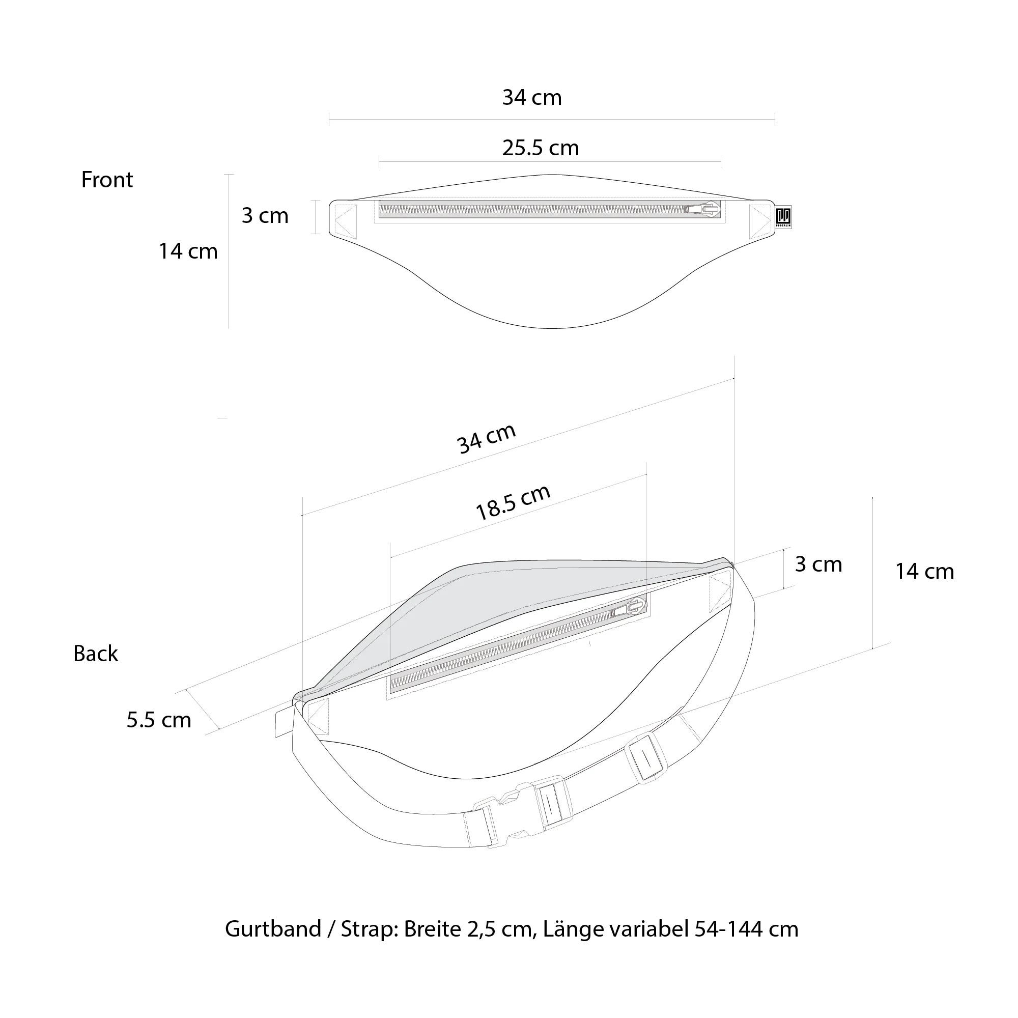 Bauchtasche Schmal Cord - Image 49
