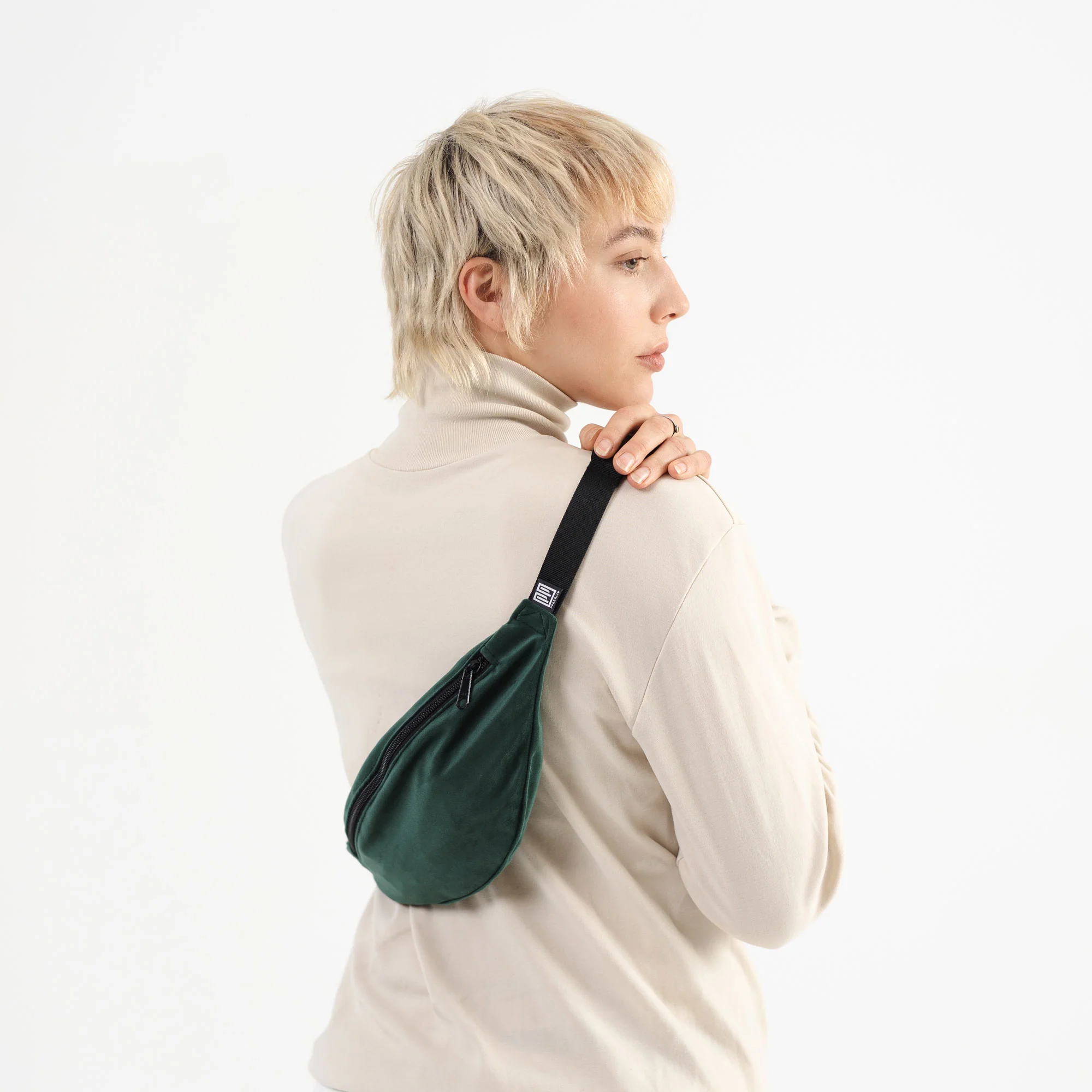 Bauchtasche Schmal Samt - Image 6